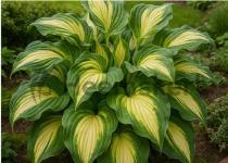 Хоста Battle Strokes (Акционная цена до 01.04.25)